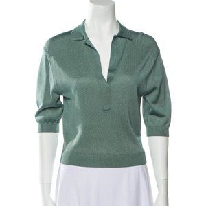 TIBI V-Neck Sweater